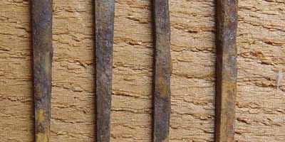 Cut nails from 1860